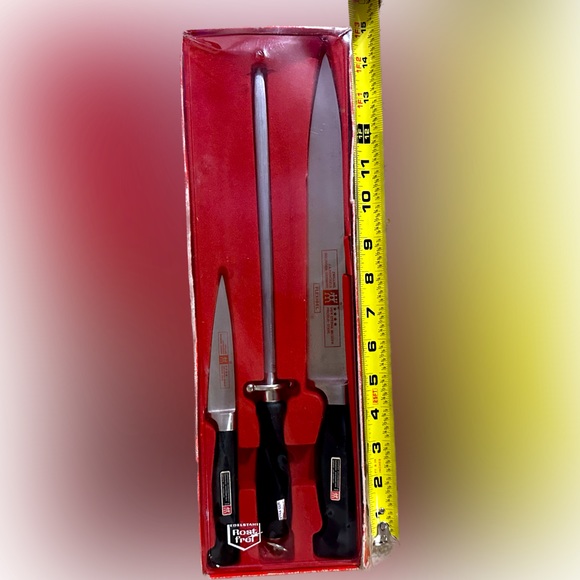 VTG Zwilling J. A. Henckels Solingen Germany Cutlery Kitchen knives KNIFE SET - Picture 3 of 7